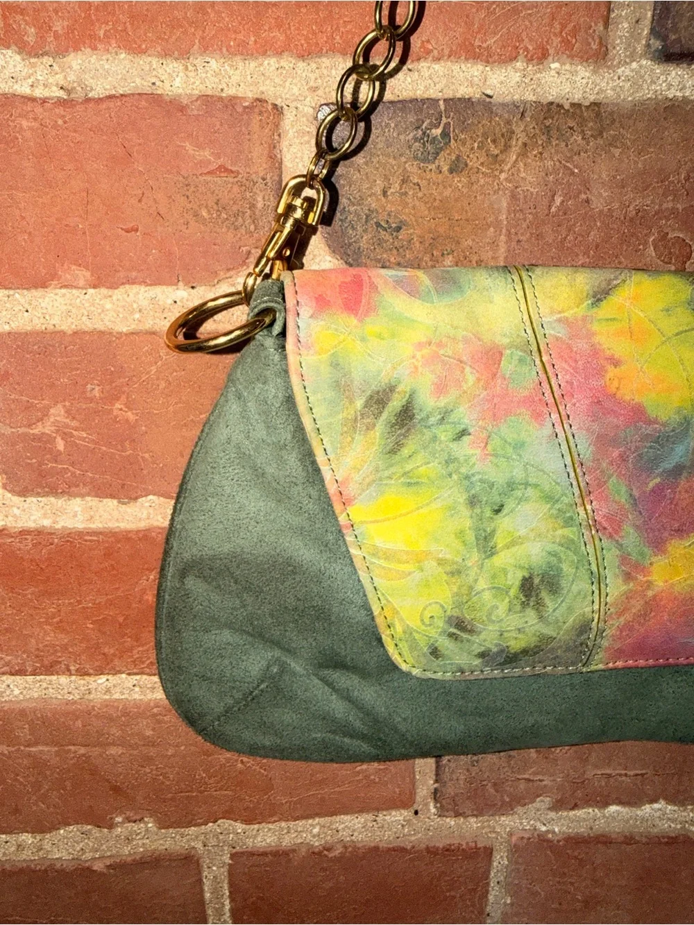 Bellini clutch green
